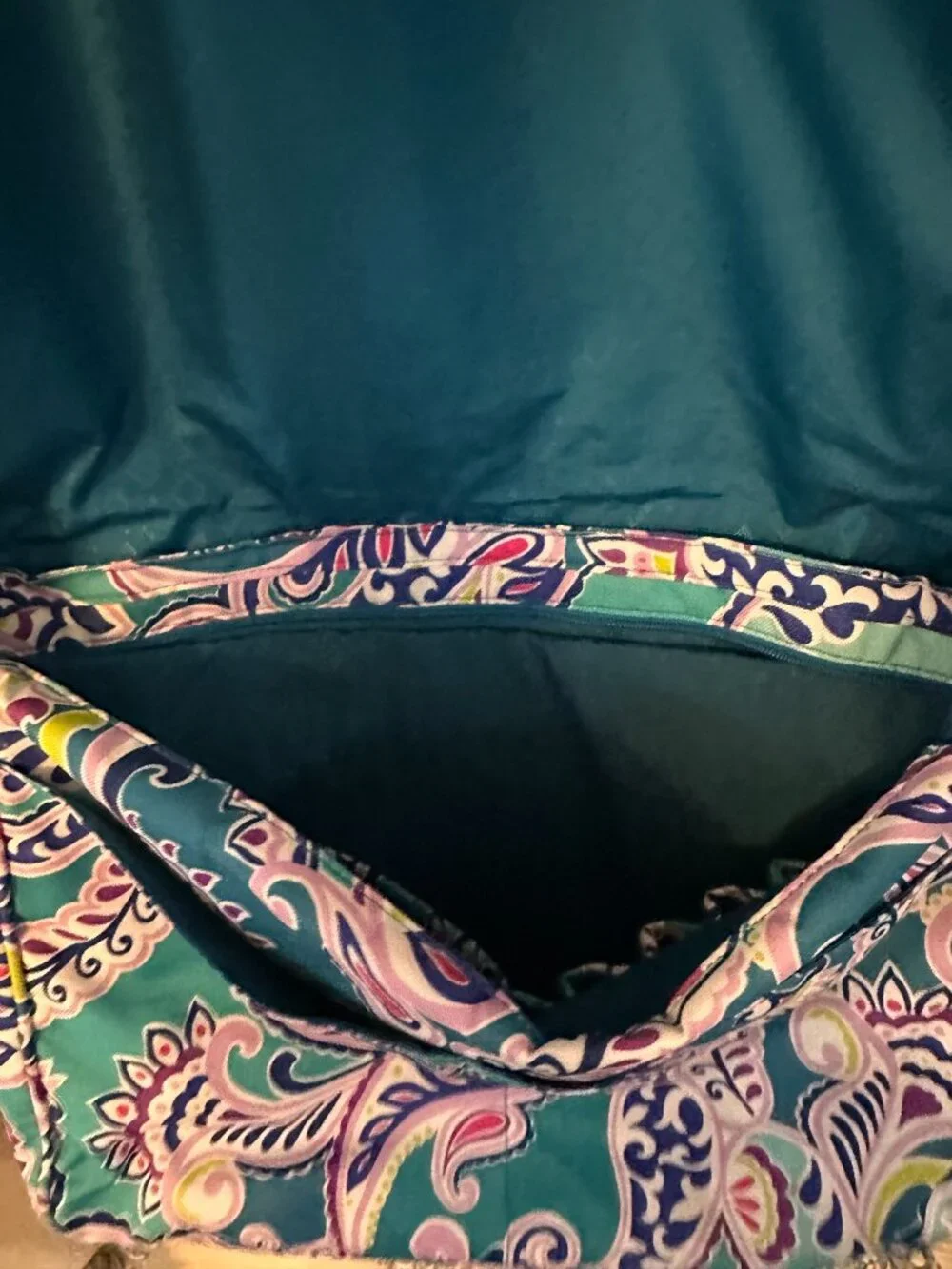 Vera Bradley Waikiki Paisley Print Laptop Messenger Bag